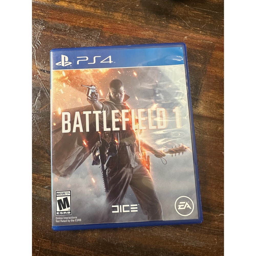 Battlefield 1 Sony PlayStation 4 PS4 2016 WWI First Person Shooter EA DICE Disc